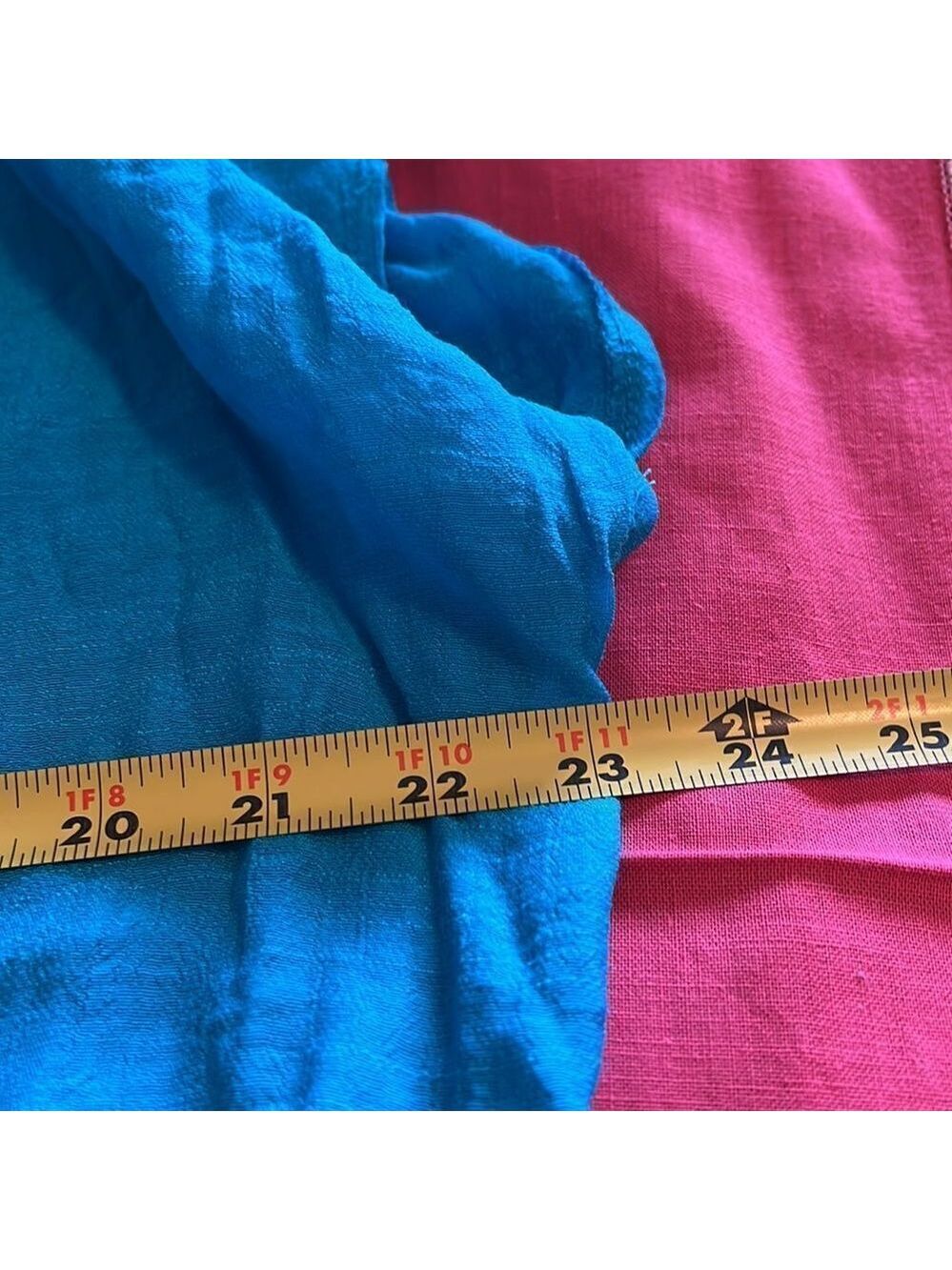 Turquoise maxi coverup with granny squares. One Size. - Picture 3 of 7